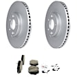 C1917281582 2-Wheel Set Front Brake Disc and Pad Kit, 320 mm QuietCast Series, Includes (1) Brake Pad Set and (2) Brake Disc