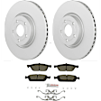 C1978531425 2-Wheel Set Front Brake Disc and Pad Kit, 320 mm QuietCast Series, Includes (1) Brake Pad Set and (2) Brake Disc