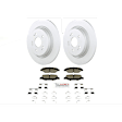 C2037531495 2-Wheel Set Rear Brake Disc and Pad Kit, 310 mm QuietCast Series, Includes (1) Brake Pad Set and (2) Brake Disc