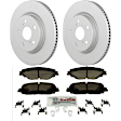 C2076531420 2-Wheel Set Front Brake Disc and Pad Kit, 305 mm QuietCast Series, Includes (1) Brake Pad Set and (2) Brake Disc