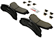 C2087201442 2-Wheel Set Front Brake Disc and Pad Kit, 349.9 mm QuietCast Series, Includes (1) Brake Pad Set and (2) Brake Disc