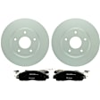 C2138401475 2-Wheel Set Brake Disc and Pad Kit, 282.6 mm QuietCast Series, Includes (1) Brake Pad Set and (2) Brake Disc