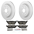 C2169531498 2-Wheel Set Rear Brake Disc and Pad Kit, 375 mm QuietCast Series, Includes (1) Brake Pad Set and (2) Brake Disc