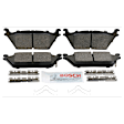 C2169531498 2-Wheel Set Rear Brake Disc and Pad Kit, 375 mm QuietCast Series, Includes (1) Brake Pad Set and (2) Brake Disc