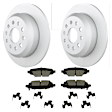 C2172531520 2-Wheel Set Rear Brake Disc and Pad Kit, 328 mm QuietCast Series, Includes (1) Brake Pad Set and (2) Brake Disc