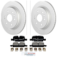 C2174531494 2-Wheel Set Rear Brake Disc and Pad Kit, 345 mm QuietCast Series, Includes (1) Brake Pad Set and (2) Brake Disc