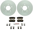 C2188281552 2-Wheel Set Brake Disc and Pad Kit, 261.9 mm FWD QuietCast Series, Includes (1) Brake Pad Set and (2) Brake Disc