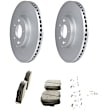 C2198281582 2-Wheel Set Front Brake Disc and Pad Kit, 320 mm QuietCast Series, Includes (1) Brake Pad Set and (2) Brake Disc