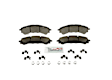 C2216531447 2-Wheel Set Front Brake Disc and Pad Kit, 311 mm QuietCast Series, Includes (1) Brake Pad Set and (2) Brake Disc