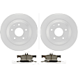 C2219341640 2-Wheel Set Rear Brake Disc and Pad Kit, 303 mm QuietCast Series, Includes (1) Brake Pad Set and (2) Brake Disc
