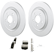 C2232531511 2-Wheel Set Rear Brake Disc and Pad Kit, 320 mm QuietCast Series, Includes (1) Brake Pad Set and (2) Brake Disc