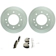 C2250251466 2-Wheel Set Front or Rear Brake Disc and Pad Kit, 359.8 mm QuietCast Series, Includes (1) Brake Pad Set and (2) Brake Disc