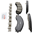 C2250251467 2-Wheel Set Front or Rear Brake Disc and Pad Kit, 355 mm QuietCast Series, Includes (1) Brake Pad Set and (2) Brake Disc