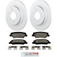 C2299531528 2-Wheel Set Rear Brake Disc and Pad Kit, 284 mm QuietCast Series, Includes (1) Brake Pad Set and (2) Brake Disc