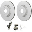 C2300531465 2-Wheel Set Front Brake Disc and Pad Kit, 308 mm QuietCast Series, Includes (1) Brake Pad Set and (2) Brake Disc