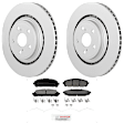 C2304531443 2-Wheel Set Front Brake Disc and Pad Kit, 340 mm QuietCast Series, Includes (1) Brake Pad Set and (2) Brake Disc