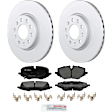 C2307531422 2-Wheel Set Front Brake Disc and Pad Kit, 300 mm QuietCast Series, Includes (1) Brake Pad Set and (2) Brake Disc