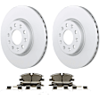C2345531422 2-Wheel Set Front Brake Disc and Pad Kit, 300 mm QuietCast Series, Includes (1) Brake Pad Set and (2) Brake Disc