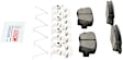 C2373531521 2-Wheel Set Rear Brake Disc and Pad Kit, 262 mm QuietCast Series, Includes (1) Brake Pad Set and (2) Brake Disc