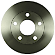 C340140014 2-Wheel Set Rear Brake Disc and Pad Kit, 245 mm AWD QuietCast Series, Includes (1) Brake Pad Set and (2) Brake Disc