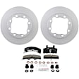 C369160159 2-Wheel Set Brake Disc and Pad Kit, 317.5 mm 4WD QuietCast Series, Includes (1) Brake Pad Set and (2) Brake Disc