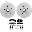 C369160172 2-Wheel Set Front Brake Disc and Pad Kit, 295 mm RWD QuietCast Series, Includes (1) Brake Pad Set and (2) Brake Disc