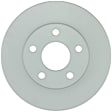 C369250539 2-Wheel Set Front Brake Disc and Pad Kit, 277.9 mm FWD QuietCast Series, Includes (1) Brake Pad Set and (2) Brake Disc