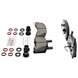 C370250536 2-Wheel Set Front Brake Disc and Pad Kit, 295 mm 4WD QuietCast Series, Includes (1) Brake Pad Set and (2) Brake Disc