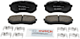 C433501222 2-Wheel Set Front Brake Disc and Pad Kit, 296.5 mm RWD QuietCast Series, Includes (1) Brake Pad Set and (2) Brake Disc