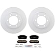 C433501224 2-Wheel Set Front Brake Disc and Pad Kit, 318.5 mm RWD QuietCast Series, Includes (1) Brake Pad Set and (2) Brake Disc