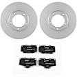 C436501230 2-Wheel Set Front Brake Disc and Pad Kit, 253.7 mm QuietCast Series, Includes (1) Brake Pad Set and (2) Brake Disc