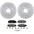 C465A260734 2-Wheel Set Front Brake Disc and Pad Kit, 239.5 mm QuietCast Series, Includes (1) Brake Pad Set and (2) Brake Disc