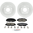 C465A260750 2-Wheel Set Front Brake Disc and Pad Kit, 261.9 mm QuietCast Series, Includes (1) Brake Pad Set and (2) Brake Disc