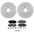 C476501219 2-Wheel Set Front Brake Disc and Pad Kit, 275 mm QuietCast Series, Includes (1) Brake Pad Set and (2) Brake Disc