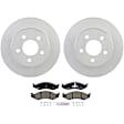 C477160148 2-Wheel Set Front Brake Disc and Pad Kit, 280.3 mm 4WD QuietCast Series, Includes (1) Brake Pad Set and (2) Brake Disc