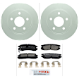 C508250549 2-Wheel Set Rear Brake Disc and Pad Kit, 280.9 mm QuietCast Series, Includes (1) Brake Pad Set and (2) Brake Disc