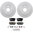 C536260742 2-Wheel Set Rear Brake Disc and Pad Kit, 281.8 mm QuietCast Series, Includes (1) Brake Pad Set and (2) Brake Disc