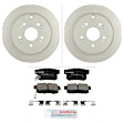 C536261447 2-Wheel Set Rear Brake Disc and Pad Kit, 304.6 mm AWD QuietCast Series, Includes (1) Brake Pad Set and (2) Brake Disc