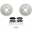 C562250544 2-Wheel Set Front Brake Disc and Pad Kit, 255 mm QuietCast Series, Includes (1) Brake Pad Set and (2) Brake Disc
