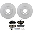 C601200307 2-Wheel Set Front Brake Disc and Pad Kit, 293.6 mm QuietCast Series, Includes (1) Brake Pad Set and (2) Brake Disc