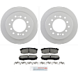 C606501237 2-Wheel Set Rear Brake Disc and Pad Kit, 312 mm QuietCast Series, Includes (1) Brake Pad Set and (2) Brake Disc