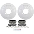 C606501255 2-Wheel Set Rear Brake Disc and Pad Kit, 334.8 mm QuietCast Series, Includes (1) Brake Pad Set and (2) Brake Disc