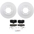 C611501224 2-Wheel Set Front Brake Disc and Pad Kit, 318.5 mm QuietCast Series, Includes (1) Brake Pad Set and (2) Brake Disc