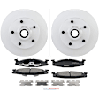 C632200338 2-Wheel Set Brake Disc and Pad Kit, 297.7 mm QuietCast Series, Includes (1) Brake Pad Set and (2) Brake Disc