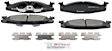 C632200338 2-Wheel Set Brake Disc and Pad Kit, 297.7 mm QuietCast Series, Includes (1) Brake Pad Set and (2) Brake Disc