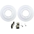 C655200380 2-Wheel Set Front Brake Disc and Pad Kit, 329 mm 4WD QuietCast Series, Includes (1) Brake Pad Set and (2) Brake Disc