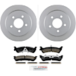 C667200309 2-Wheel Set Rear Brake Disc and Pad Kit, 285 mm QuietCast Series, Includes (1) Brake Pad Set and (2) Brake Disc