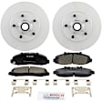 C679200324 2-Wheel Set Front Brake Disc and Pad Kit, 308 mm QuietCast Series, Includes (1) Brake Pad Set and (2) Brake Disc