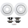 C683150066 2-Wheel Set Rear Brake Disc and Pad Kit, 320 mm QuietCast Series, Includes (1) Brake Pad Set and (2) Brake Disc