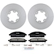 C691401042 2-Wheel Set Front Brake Disc and Pad Kit, 299.8 mm QuietCast Series, Includes (1) Brake Pad Set and (2) Brake Disc